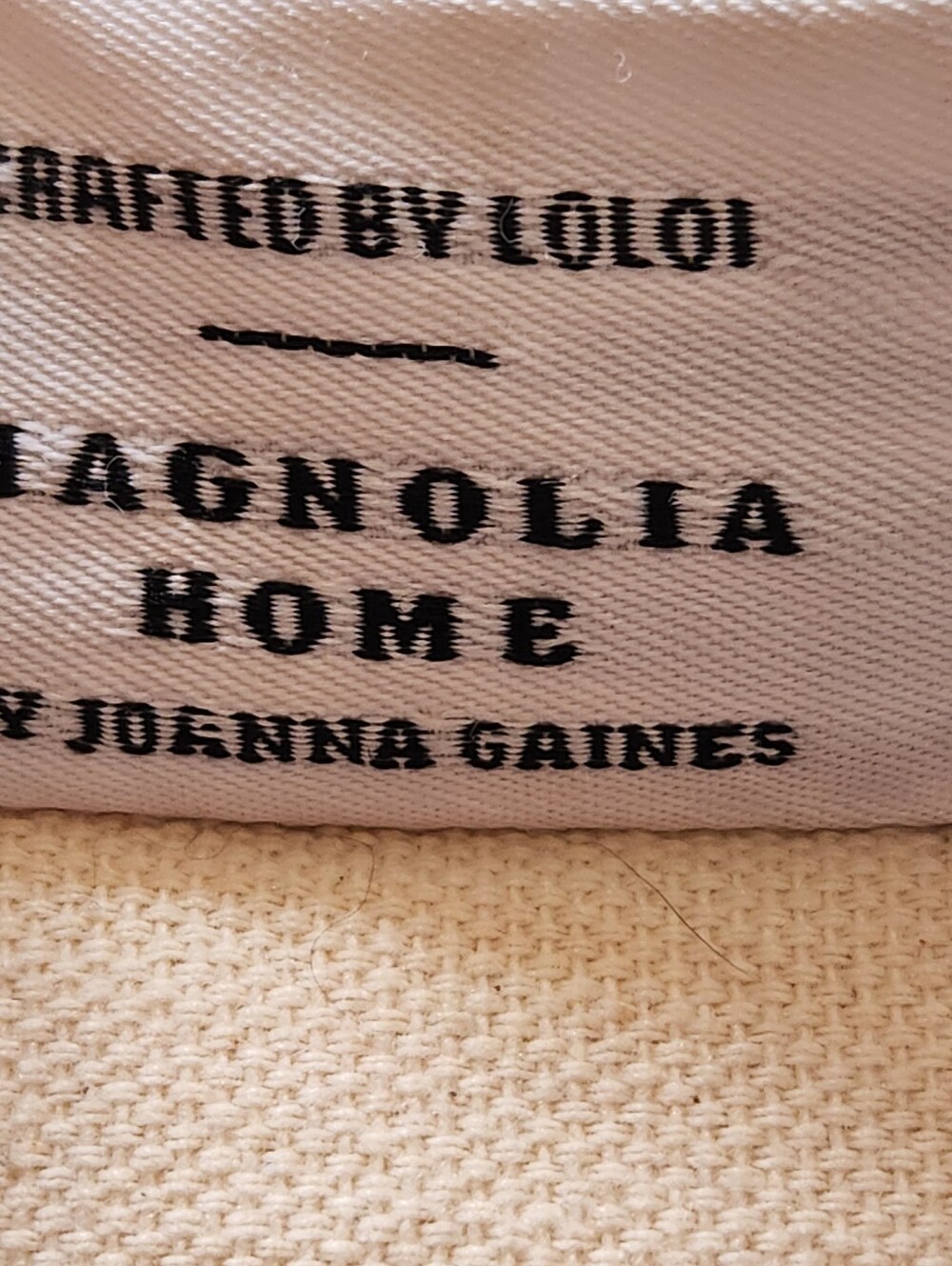 MAGNOLIA HOME Sham Pillow Case Gray Joanna Gaines Wool Cotton 22x22 Fixer Upper - Picture 2 of 10